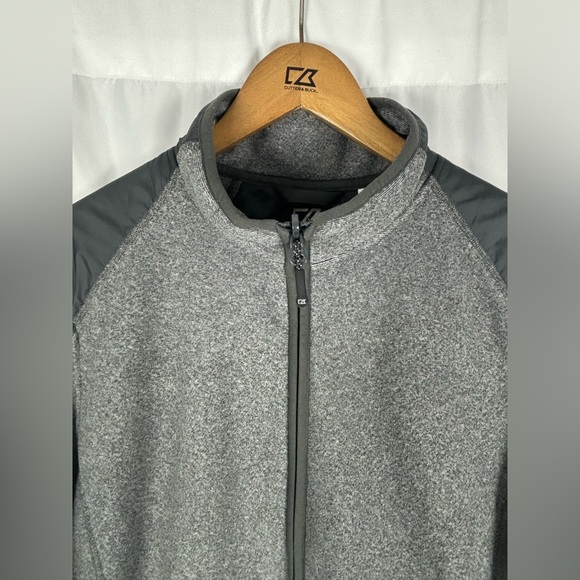Cutter & Buck Cedar Park Fleece Jacket size Large Charcoal Grey - Picture 6 of 6